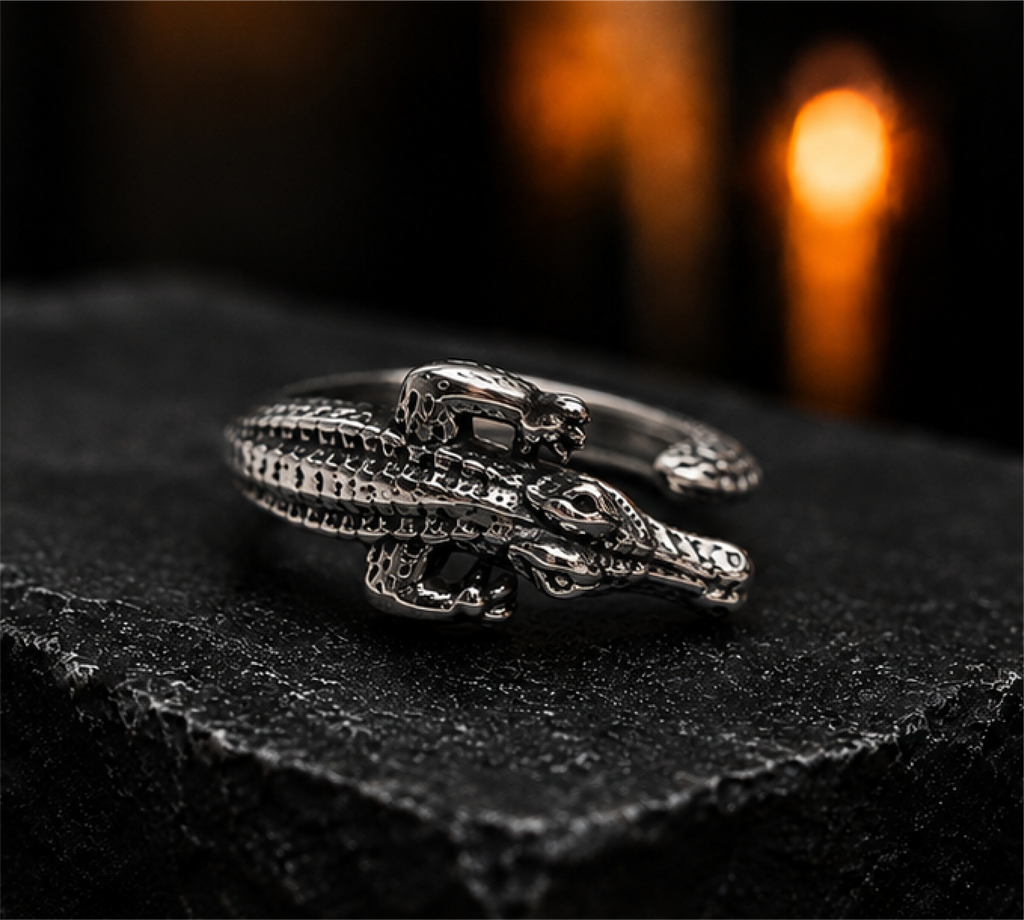 Apex Croc Ring